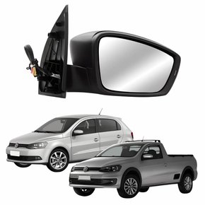 Retrovisor Vw Gol G6 2012 Até 2016 Saveiro G6 2013 Até 2016 Lado Esquerdo Motorista