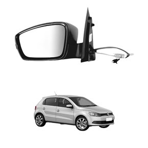 Retrovisor Vw Gol G6 2012 Até 2016 Texturizado Com Controle Lado Direito Passageiro