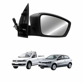 Retrovisor Vw Gol Saveiro G6 2012 Até 2016 G7 2016 Até 2020 2 Portas Eletrico Lado Esquerdo Motorista