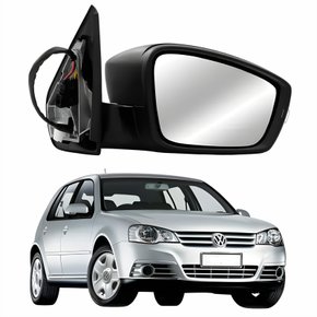 Retrovisor Vw Golf 2012 2013 2014 Original Metagal Elétrico Com Pisca Lado Direito Passageiro
