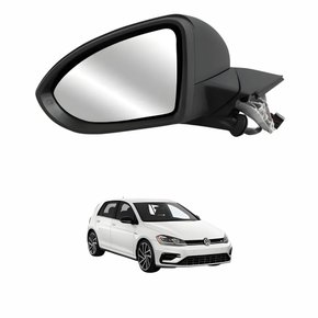 Retrovisor Vw Golf 2014 Até 2019 Eletrico Com Pisca Lado Direito Passageiro