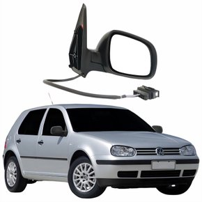 Retrovisor Vw Golf 1998 Até 2007 Elétrico Lado Direito Passageiro