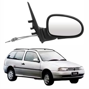 Retrovisor Vw Parati G2 2 Portas 1996 Até 1999 Com Controle Lado Direito Passageiro