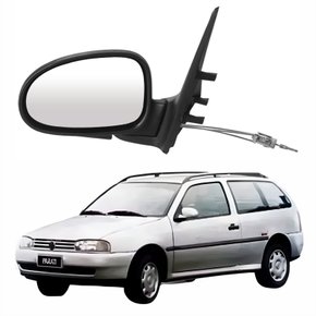 Retrovisor Vw Parati G2 2 Portas 1996 Até 1999 Com Controle Lado Esquerdo Motorista