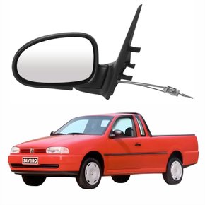 Retrovisor Vw Saveiro G2 1998 Até 2000 Com Controle Lado Esquerdo Motorista