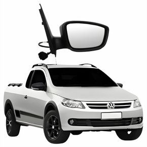 Retrovisor Vw Saveiro G5 2013 Até 2016 Eletrico Com Pisca Lado Direito Passageiro