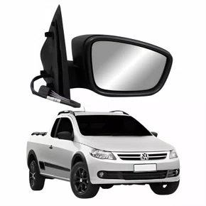 ​​​​​​​Retrovisor Vw Saveiro G5 2008 Até 2012 Elétrico Capa Texturizada Lado Direito Passageiro