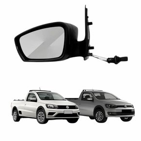 Retrovisor Vw Saveiro G6 2013 Até 2016 G7 2018 Até 2020 Com Controle Texturizado Lado Direito Passageiro