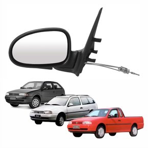 Retrovisor Vw Saveiro Parati Gol Bola G2 2 Portas 1995 Até 2000 Com Controle Lado Esquerdo Motorista