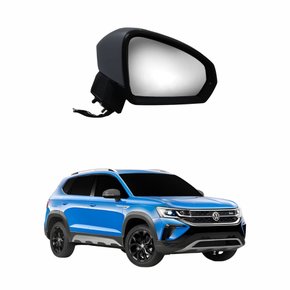 Retrovisor Vw Taos 2021 2022 2023 Elétrico Com Pisca Lado Direito Passageiro