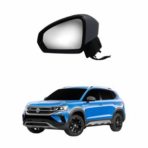 Retrovisor Vw Taos 2021 2022 2023 Elétrico Com Pisca Lado Esquerdo Motorista