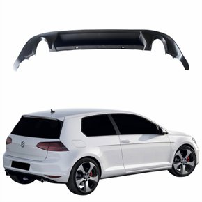 Spoiler Parachoque Traseiro Vw Golf Gti Mk7 2014 Até 2019