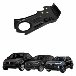 Suporte Travessa Radiador Fiat Argo 2017 até 2022 Cronos 2017 até 2022 Pulse 2021 até 2023 Lado Esquerdo Motorista