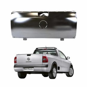 Tampa Traseira Vw Saveiro G6 2009 2010 2011 2012 2013 2014 2015 2016 3 Furos