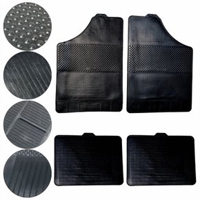 Tapete Automotivo De Borracha Série 1 Brb Com 4 Peças Tipo Universal