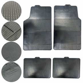 Tapete Automotivo De Borracha Série 2 Brb Com 4 Peças Tipo Universal