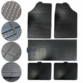 Tapete Automotivo De Borracha Universal Com 5 Peças