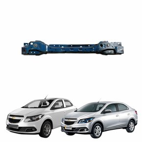 Travessa Radiador Gm Onix Prisma 2012 até 2019 com Coxim