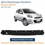 Alma Parachoque Dianteiro Nissan March 2011 Até 2014