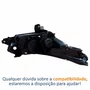 arol Fiat Argo Cronos 2024 2025 Máscara Negra DRL Com Led Lado Esquerdo Motorista