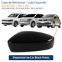 Capa de Retrovisor Vw Gol G6 2012 até 2016 Vw Fox 2011 até 2016 Vw Up 2014 até 2017 Black Piano Lado Esquerdo Motorista