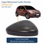 Capa Retrovisor Citroen C3 2013 Até 2021 Texturizado Lado Direito Passageiro