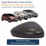 Capa Retrovisor Citroen C3 Aircross Picasso 2011 Até 2021 Texturizado Lado Direito Passageiro