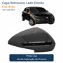 Capa Retrovisor Fiat Argo 2017 Até 2023 Com Furo Lado Direito Passageiro