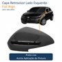 Capa Retrovisor Fiat Argo 2017 Até 2023 Com Furo Lado Esquerdo Motorista