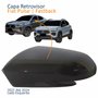 Capa Retrovisor Fiat Pulse Fastback 2021 2022 2023 2024 Com Furo Liso Lado Esquerdo Motorista