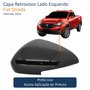 Capa Retrovisor Fiat Strada 2020 Até 2023 Com Furo Lado Esquerdo Motorista