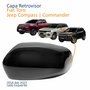 Capa Retrovisor Fiat Toro 2016 Até 2023 Jeep Compass Commander 2016 Até 2023 Liso Lado Esquerdo Motorista