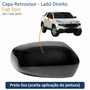 Capa Retrovisor Fiat Toro 2017 Até 2024 ORIGINAL Lado Direito Passageiro