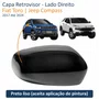 Capa Retrovisor Fiat Toro Jeep Compass 2017 Até 2024 ORIGINAL Lado Direito Passageiro