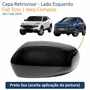 Capa Retrovisor Fiat Toro Jeep Compass 2017 Até 2024 ORIGINAL Lado Esquerdo Motorista