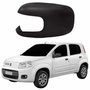 Capa Retrovisor Fiat Uno Vivace 2011 2012 2013 2014 Liso Com Furo Lado Esquerdo Motorista