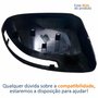 Capa Retrovisor Honda Civic 2012 2013 2014 2015 2016 Com Furo Lado Esquerdo Motorista