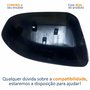 Capa Retrovisor Honda Civic 2012 Até 2016 Sem Furo Para Pisca Lado Esquerdo Motorista