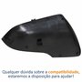 Capa Retrovisor Hyundai Creta 2017 2018 2019 2020 Com Furo Liso Lado Esquerdo Motorista