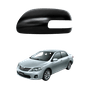 Capa Retrovisor Toyota Corolla 2008 Até 2013 Com Seta Black Piano Lado Esquerdo Motorista