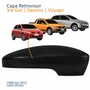 Capa Retrovisor Vw Gol Saveiro Voyage G5 2008 Até 2012 Texturizado Com Furo Lado Direito Passageiro