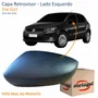 Capa Retrovisor Vw Gol G6 2013 Até 2016 METAGAL Sem Furo Texturizado Lado Esquerdo Motorista