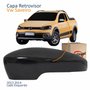 Capa Retrovisor Vw Saveiro 2013 2014 Liso Com Furo Lado Esquerdo Motorista