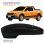 Capa Retrovisor Vw Saveiro G5 2009 2010 2011 2012 Texturizado Com Furo Lado Esquerdo Motorista