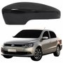 Capa Retrovisor Vw Voyage 2013 2014 Liso Com Furo Lado Esquerdo Motorista