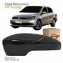 Capa Retrovisor Vw Voyage 2013 2014 Liso Com Furo Lado Esquerdo Motorista