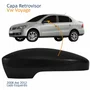 Capa Retrovisor Vw Voyage G5 2008 2009 2010 2011 2012 Texturizado Com Furo Lado Esquerdo Motorista