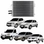 Condensador Renault Clio 2000 Até 2011 Logan Sandero 2007 Até 2015 Symbol 2009 Até 2014 Kangoo 2000 Até 2018 Com Ar Condicionado Manual