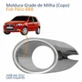 Copo Grade Milha Fiat Palio BBB 2008 2009 2010 2011 2012 Cromado Lado Esquerdo Motorista