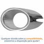 Copo Grade Milha Fiat Siena 2008 2009 2010 2011 2012 Cromado Lado Esquerdo Motorista